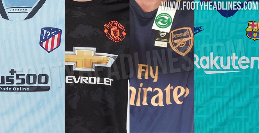 Photos of 2021-22 Jerseys for Big European Clubs Leak Online