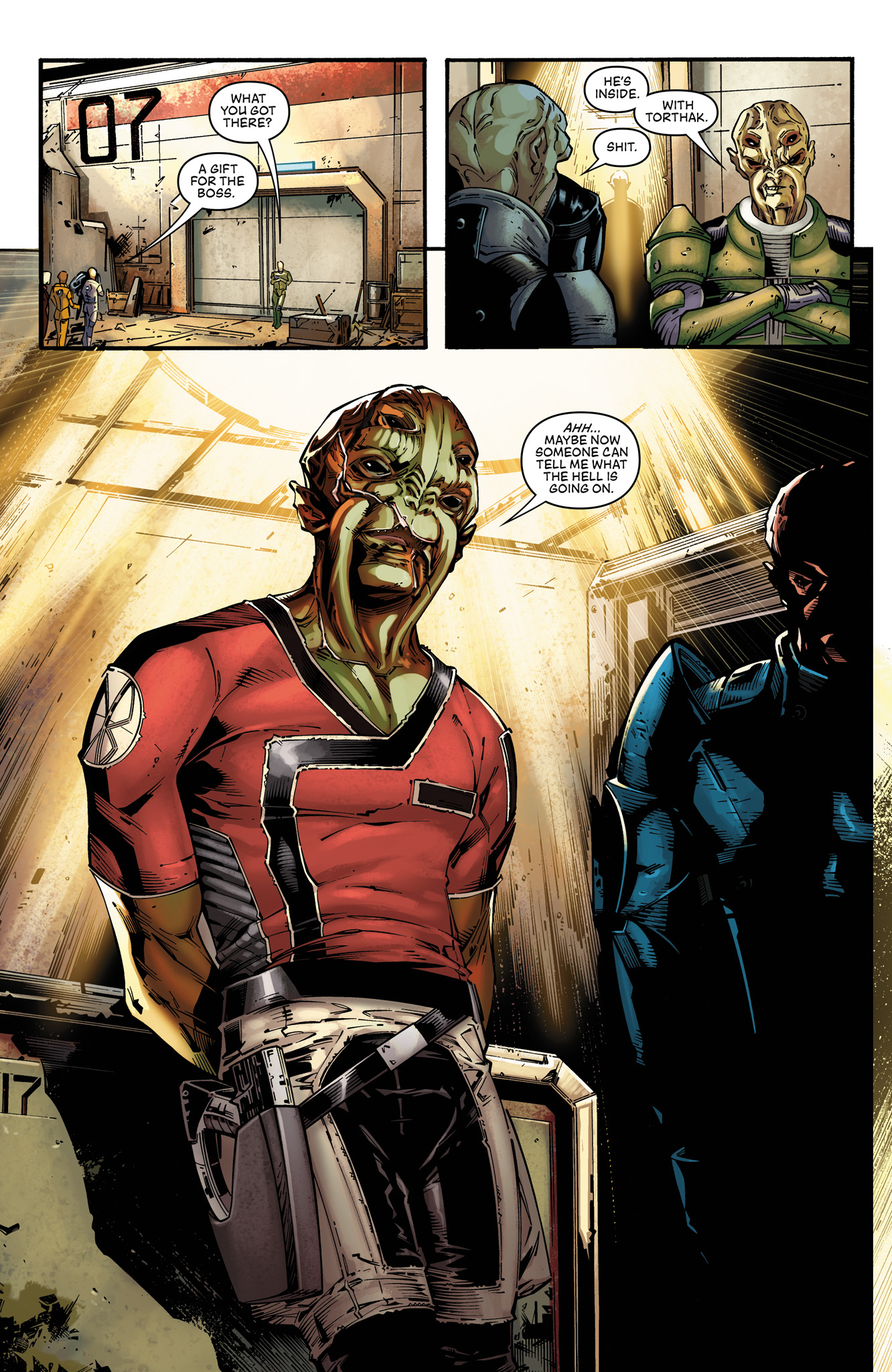 Read online Mass Effect: Foundation comic -  Issue #6 - 6