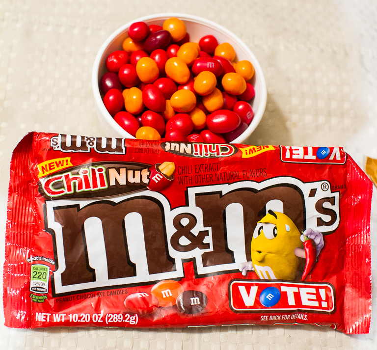 FATGUYFOODBLOG: M&M's have gone nuts! THREE NEW FLAVORS: Honey Nut, Coffee  Nut, and Chili Nut!