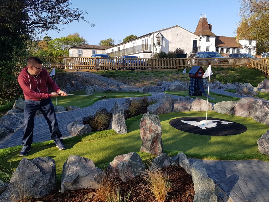 The Ham and Egger Files Jiggers Miniature Golf at Thorpeness Golf Club