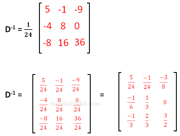 Contoh Soal Invers Matriks Ordo 2x2 Dan Jawabannya Contoh