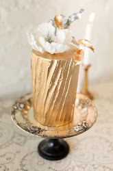 cakes gold cake rose metallic weddings kristine bender golden james via designs decorations gatsby deco gorgeous engagement peony mini simple