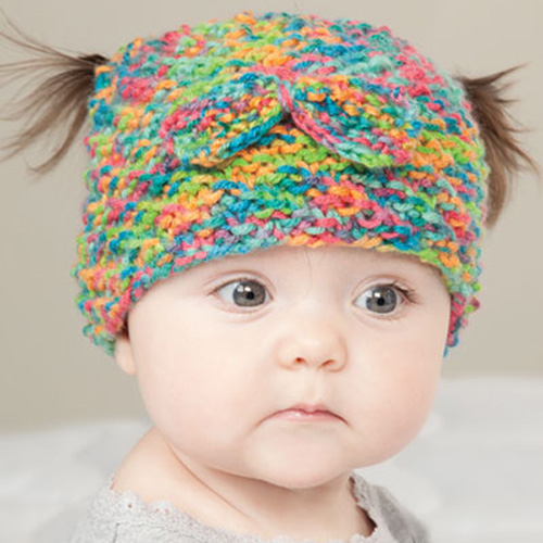 Beautiful Skills Crochet Knitting Quilting Messy Bun & Pigtail Knit Hat