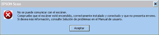 Eoson Scan error