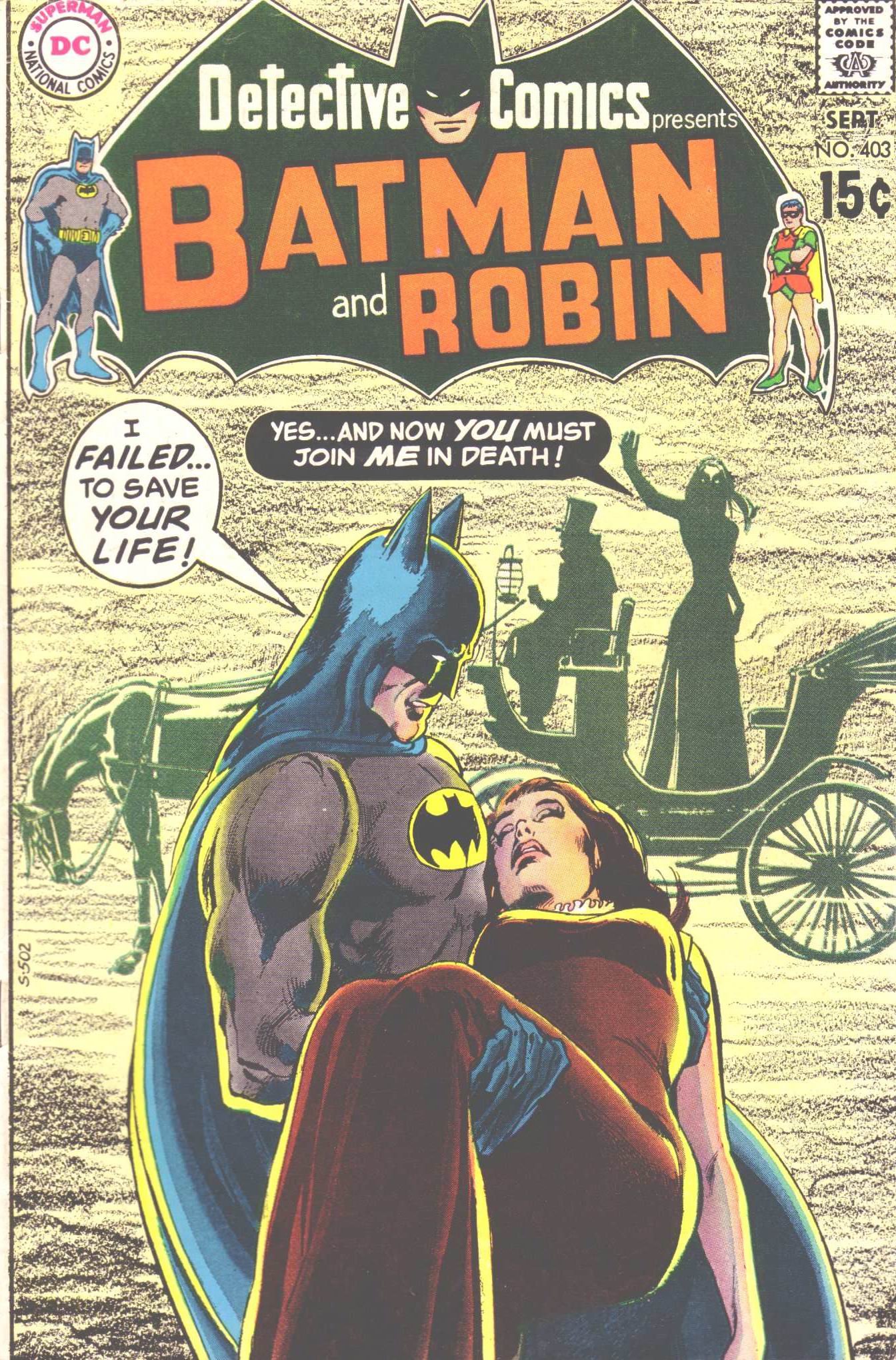 Detective Comics (1937) issue 403 - Page 1