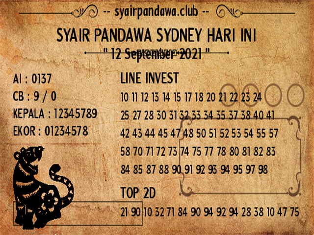 Prediksi Syair SDY Jitu Selasa 24 Agustus 2021 SYAIRDEWA