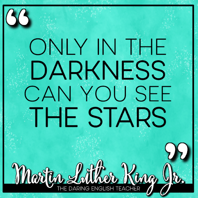 Inspirational quotes for teachers from Dr. Martin Luther King Jr. 