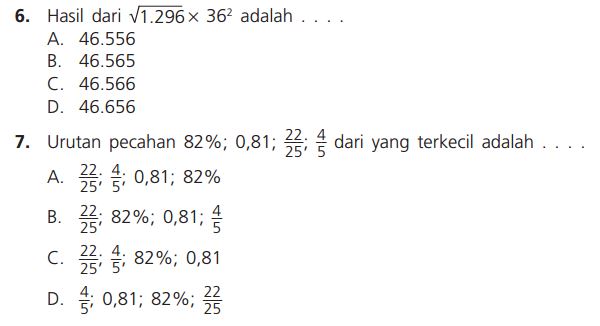 Download Paket 1 Soal dan Kunci Jawaban TO Ujian Sekolah/Madrasah