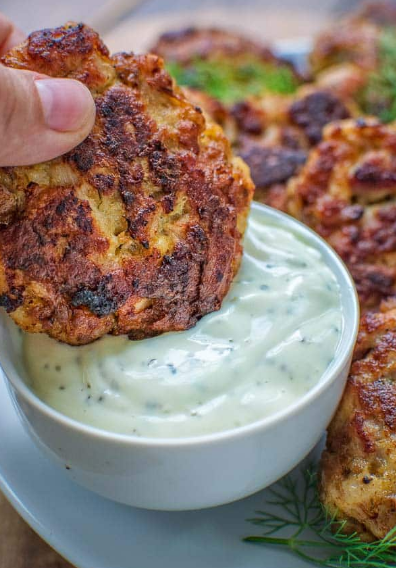 RANCH CHICKEN FRITTERS