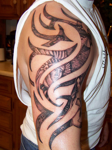 tribal tattoo designs for men half sleeve Tattoo Designs For Men Arms Tribal ~ info