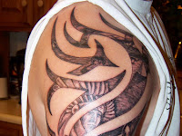 Arm Half Sleeve Men Tattoo Design
