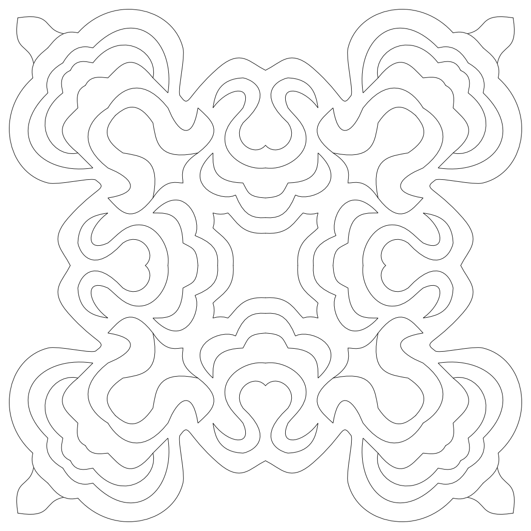 Imaginesque Pattern For Freehand Embroidery And Quilting