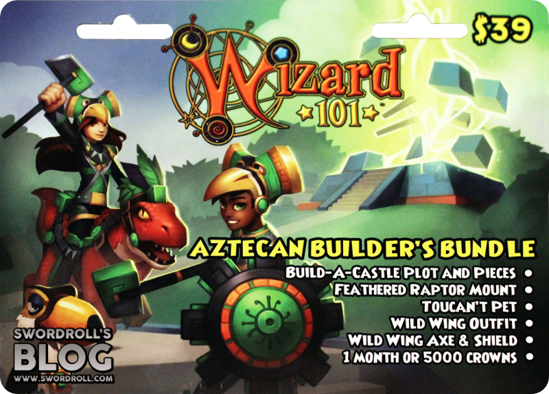 Wizard101 Aztecan Builder's Bundle Card
