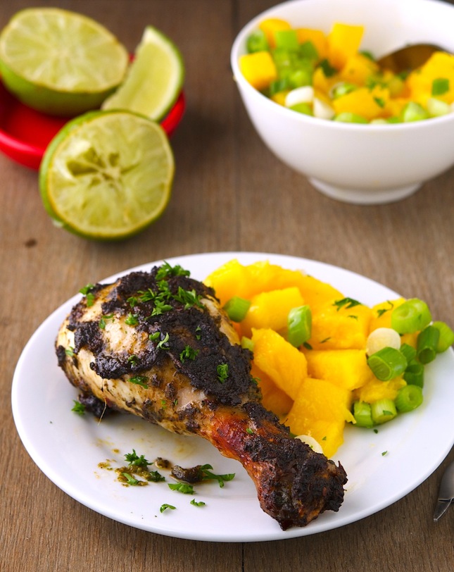 The Iron You: Jamaican Jerk Chicken with Mango Salsa