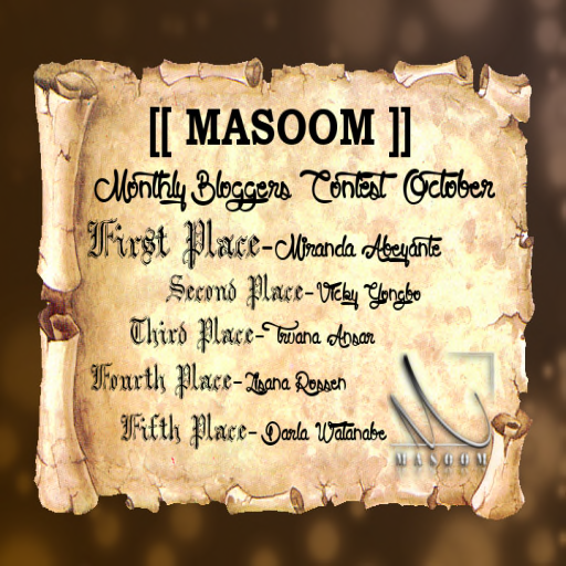 [[Masoom]] 2nd place blog winner!