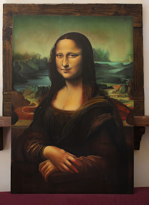 Mona Lisa (Leonardo) - oil painting reproduction by Marcello Barenghi