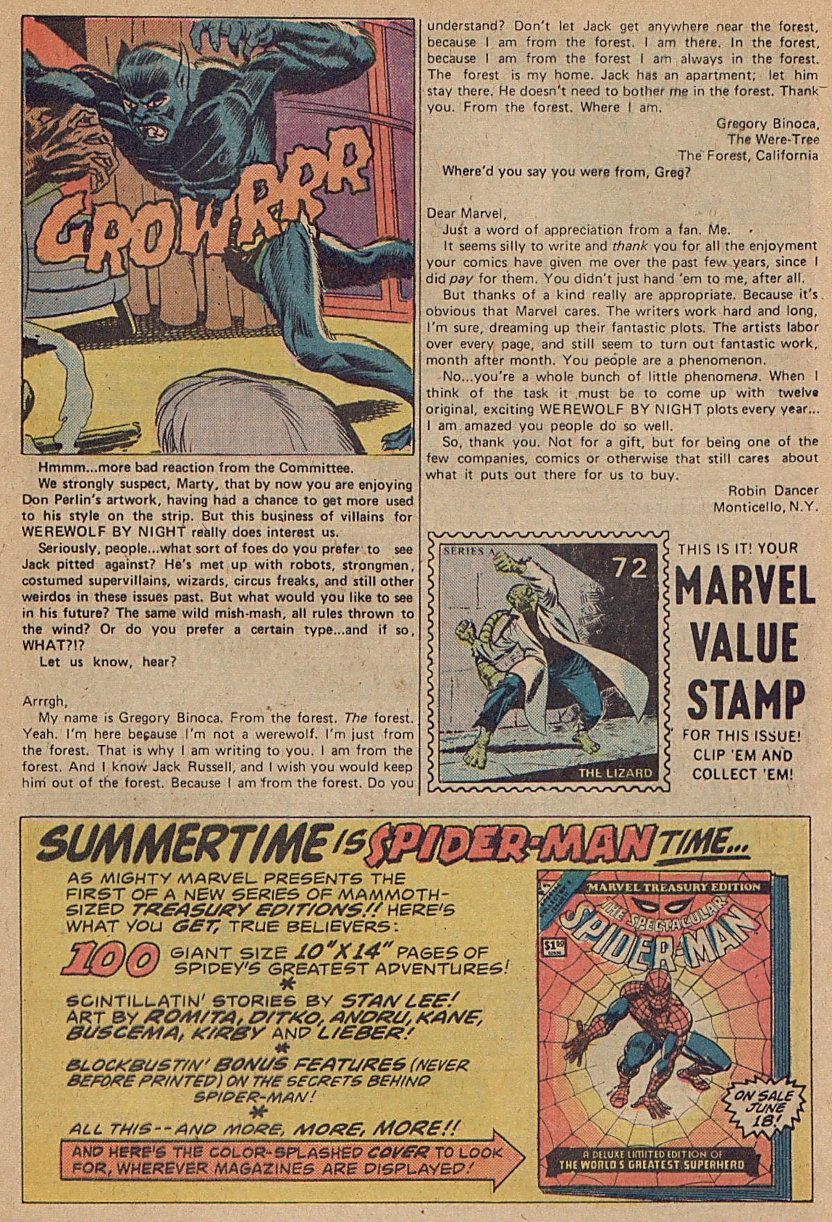 Read online Werewolf by Night (1972) comic -  Issue #21 - 14