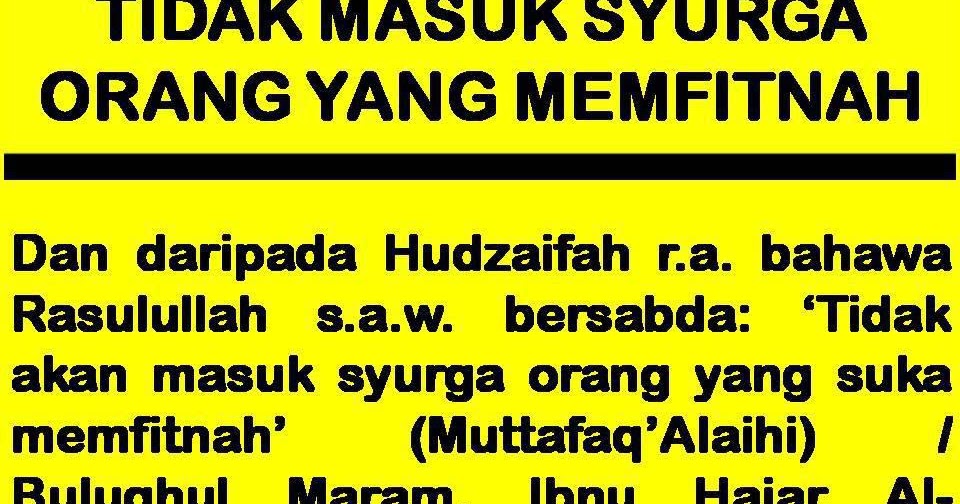 FITNAH AZAB SIKSA DI DUNIA DAN AKHIRAT SEBAGAI BALASAN ORANG YANG