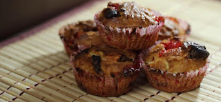 How to make chocolate and jam muffins
