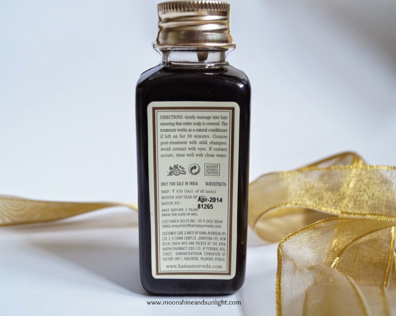 Kama Ayurveda Bringadi Intensive Hair treatment Review