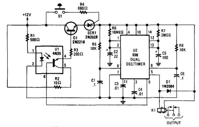 Burglar Alarm With Timed Shutoff Circuit Diagram | Circuits Diagram Lab