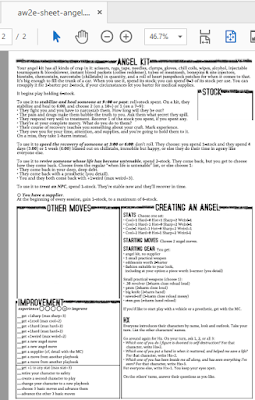 nerdwerds apocalypse world character sheets numenera character sheet