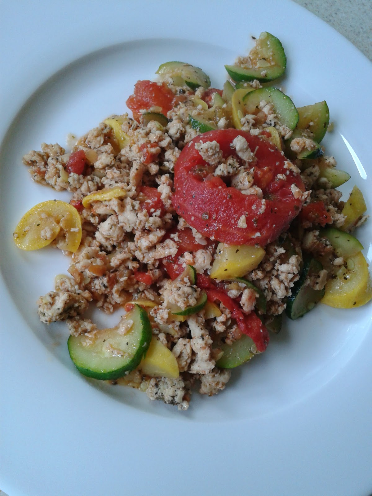 Paleo Ground Chicken Italiano