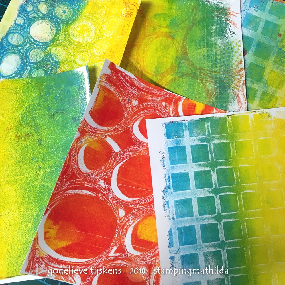 StampingMathilda: 31 Days of Gel Printing - Stencils