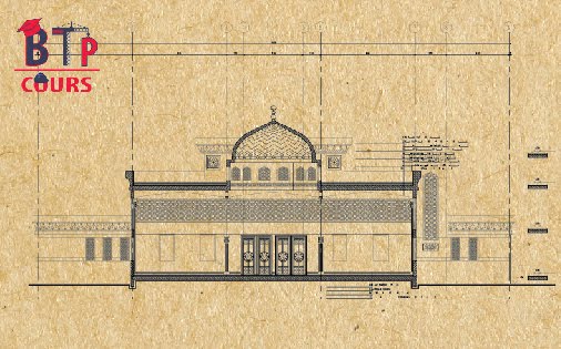 plan archi mosquée mosquée Plan Mosquée + Détails (DWG)