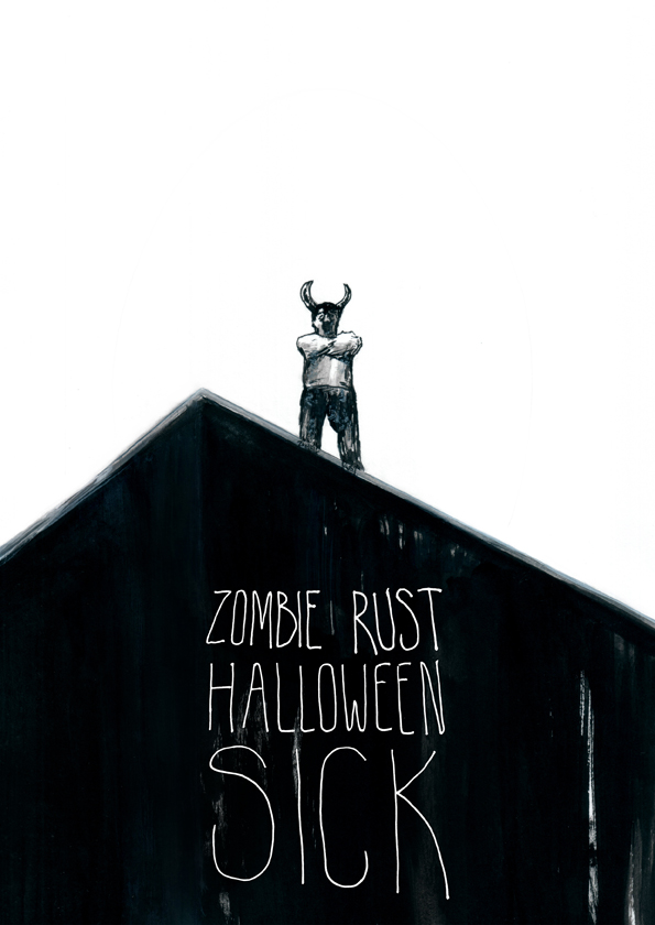 Slash The Zombie: Art by Zombie Rust