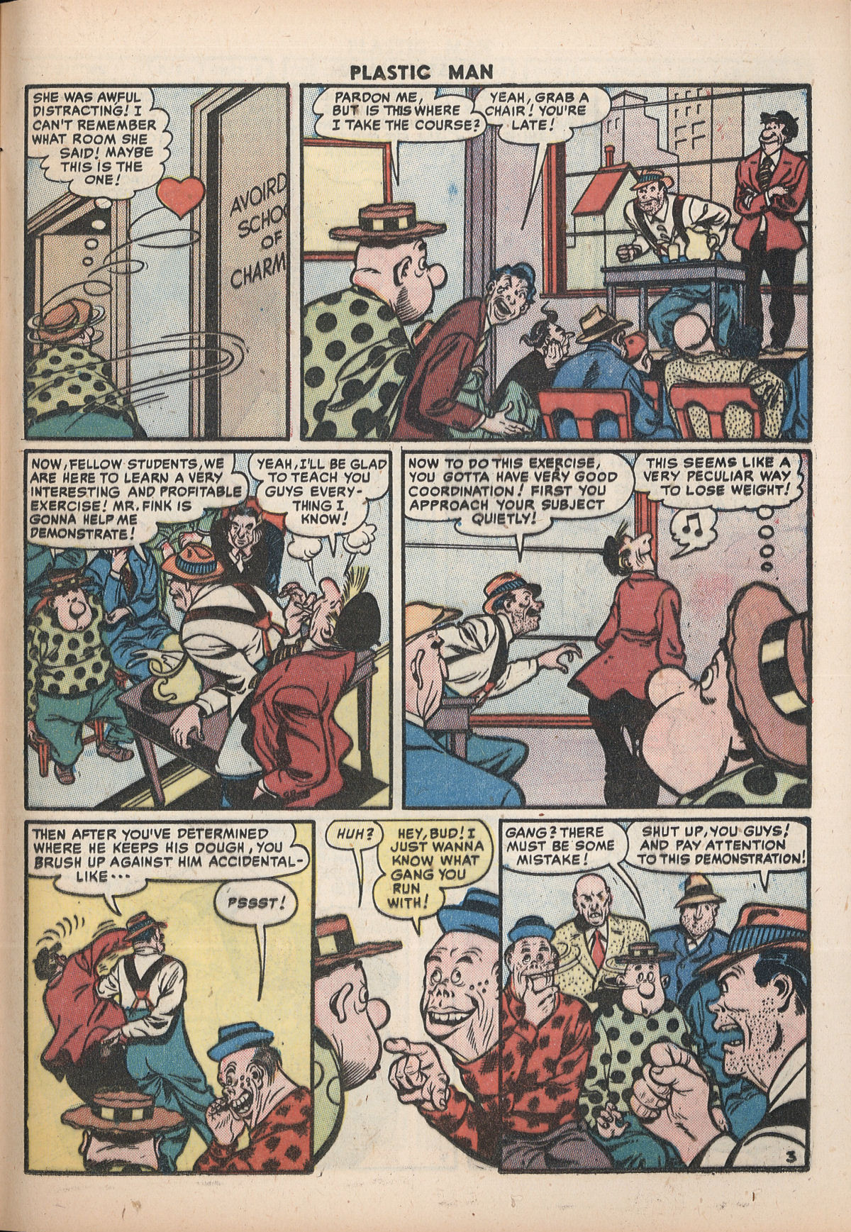 Read online Plastic Man (1943) comic -  Issue #29 - 37