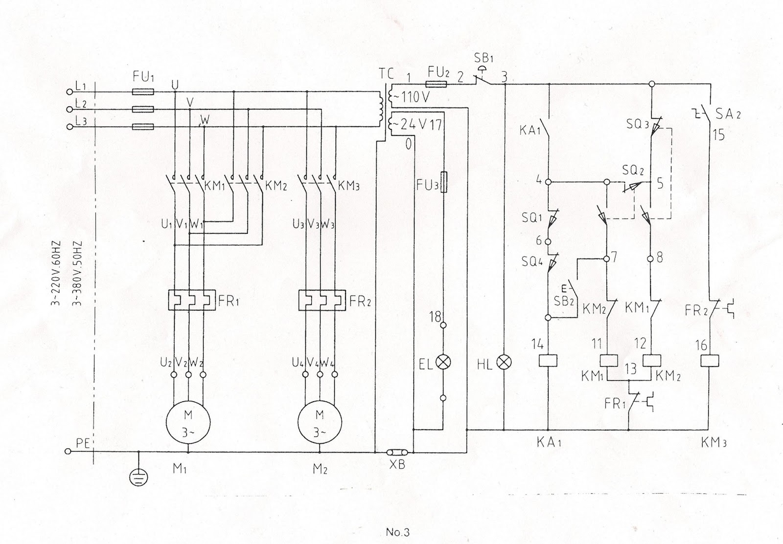 Cursos CECYTE02: Diagrama eléctrico de control para MP