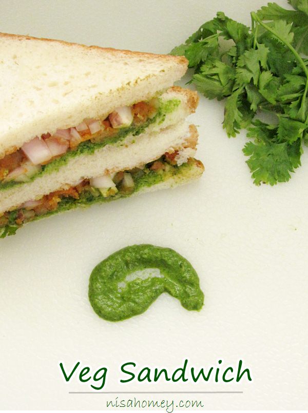 veg sandwich recipe