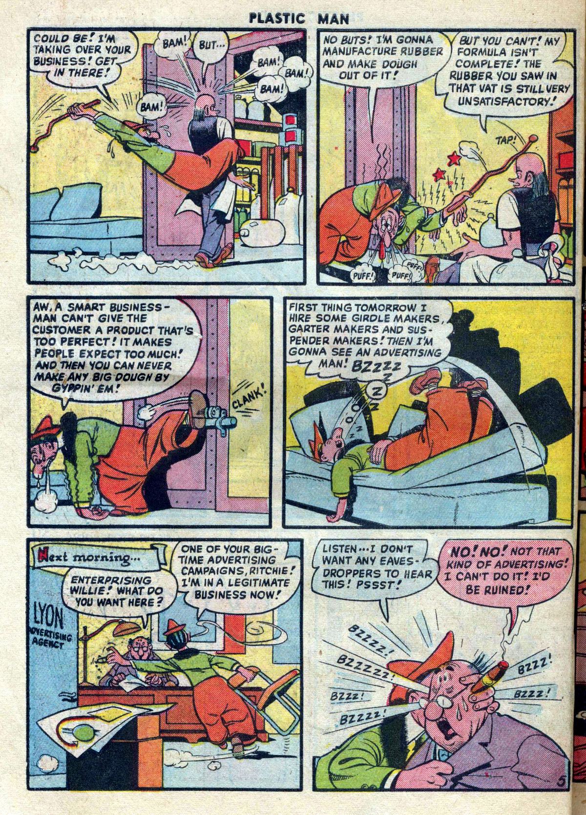 Read online Plastic Man (1943) comic -  Issue #17 - 28