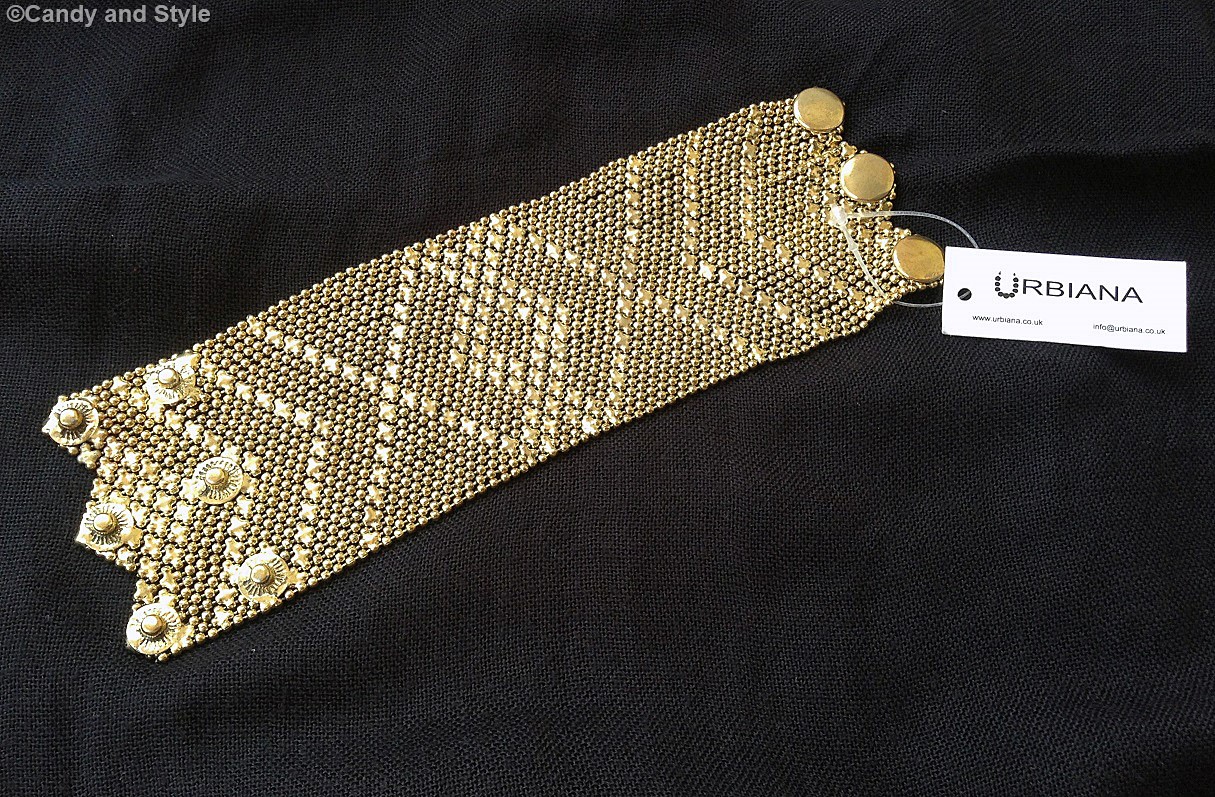 Urbiana Gold Chainmail Bracelet