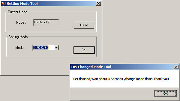 Download TBS5520se Change Mode Tool