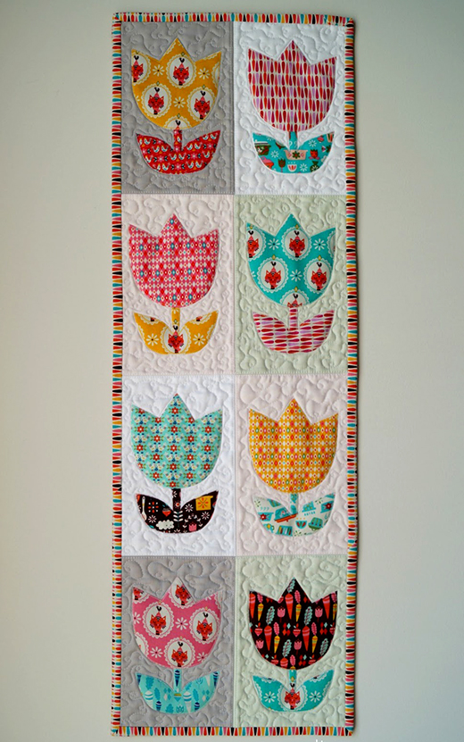 Tulip Time Quilt Free Pattern