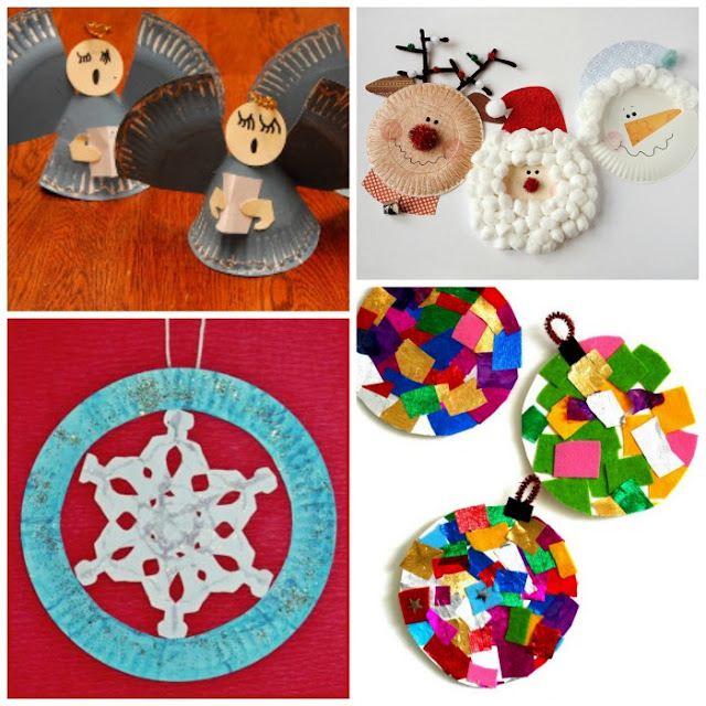 Holiday Paper Plate Crafts