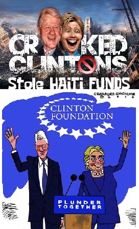 Clintons Helped Steal Haiti Funds?