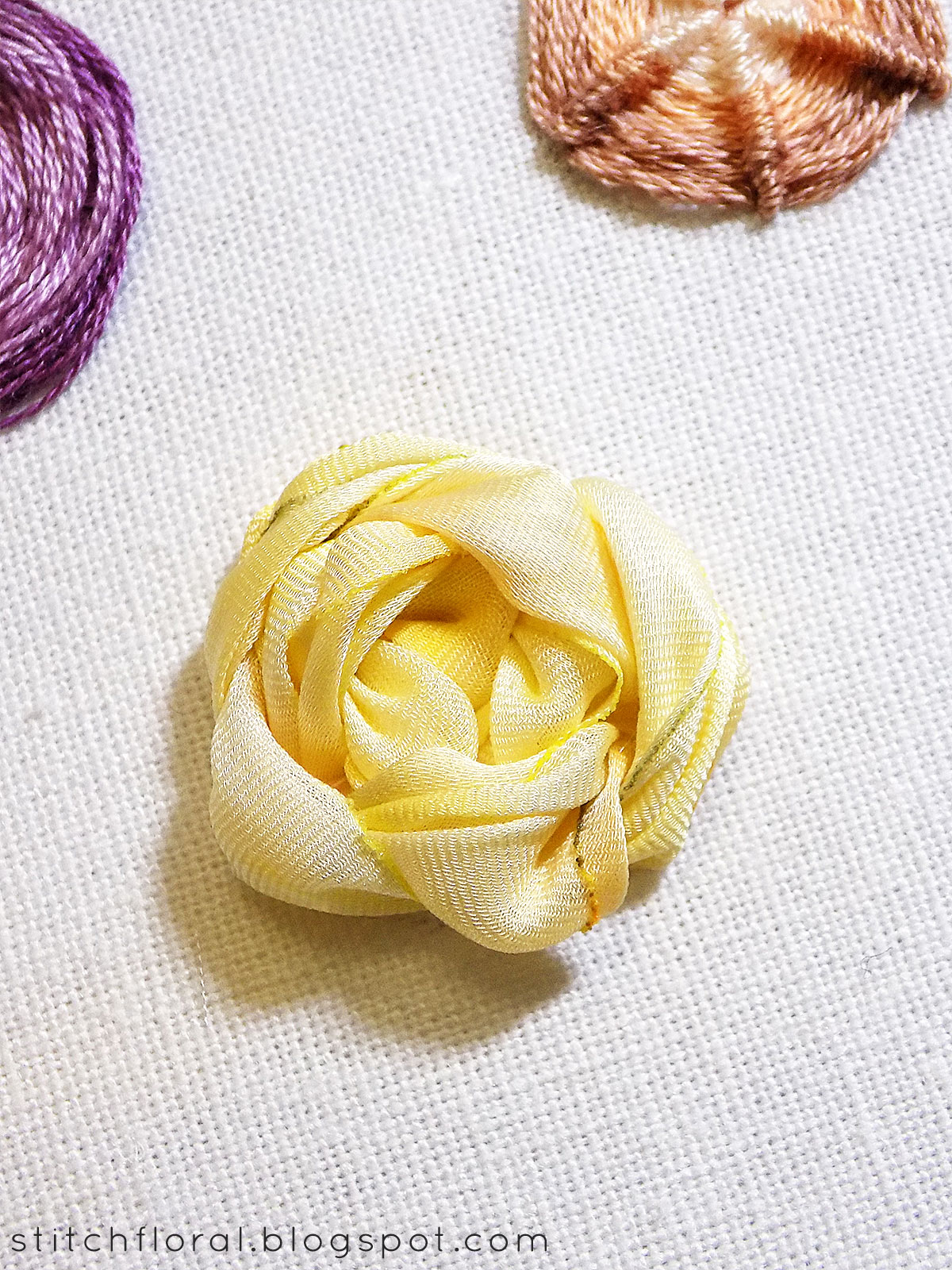 Spider web stitch tutorial Stitch Floral