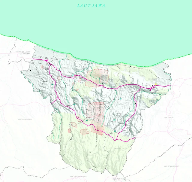 Peta Kabupaten Batang