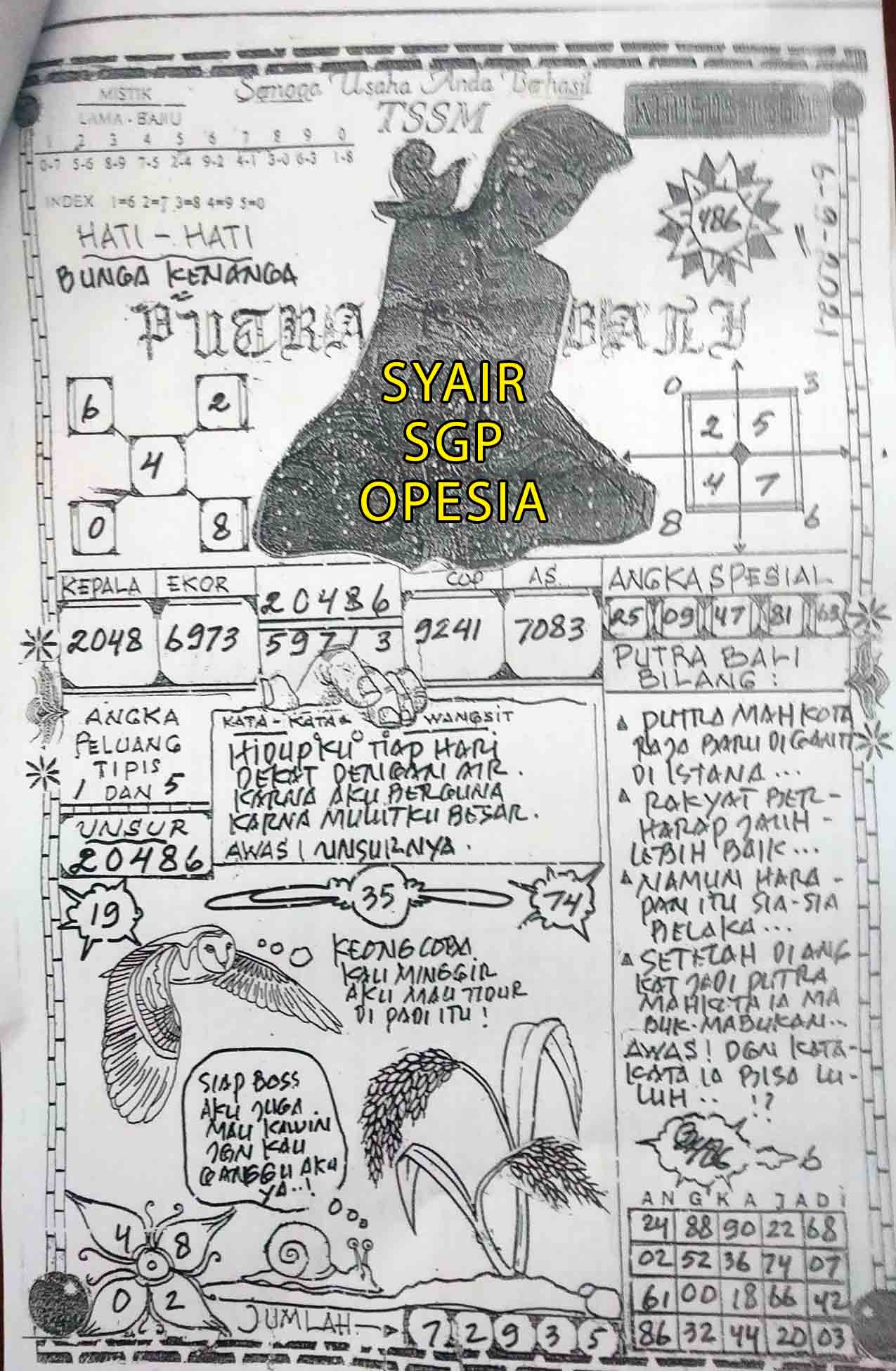 Syair Sgp 6 September 2021 Kode Syair Sgp Syair Hk Syair Sydney 2022