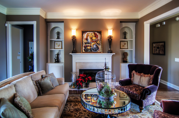 Paint walls with rags