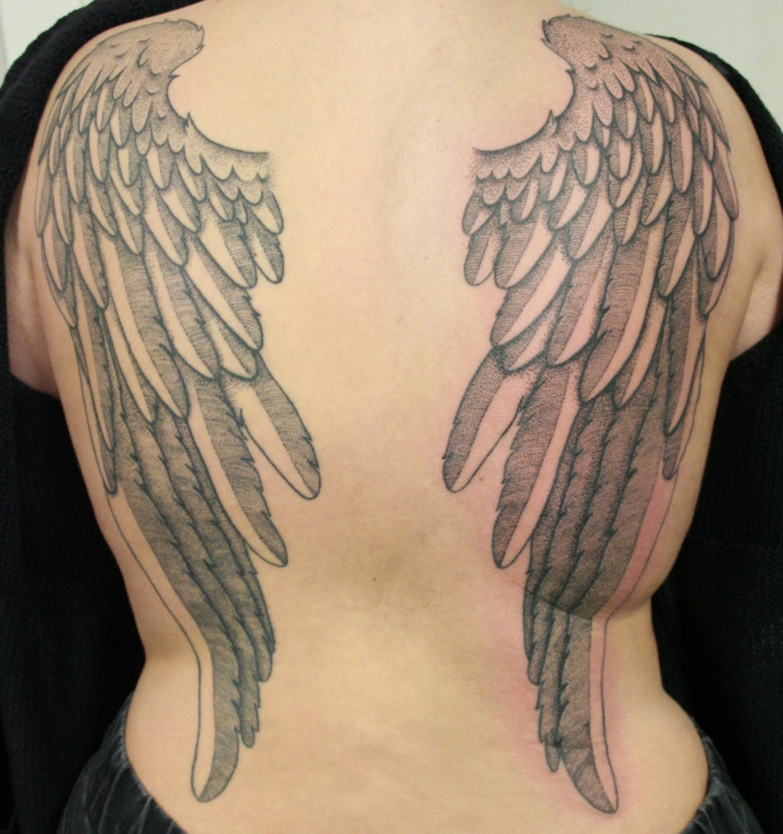 Engelsflügel Tattoo 2