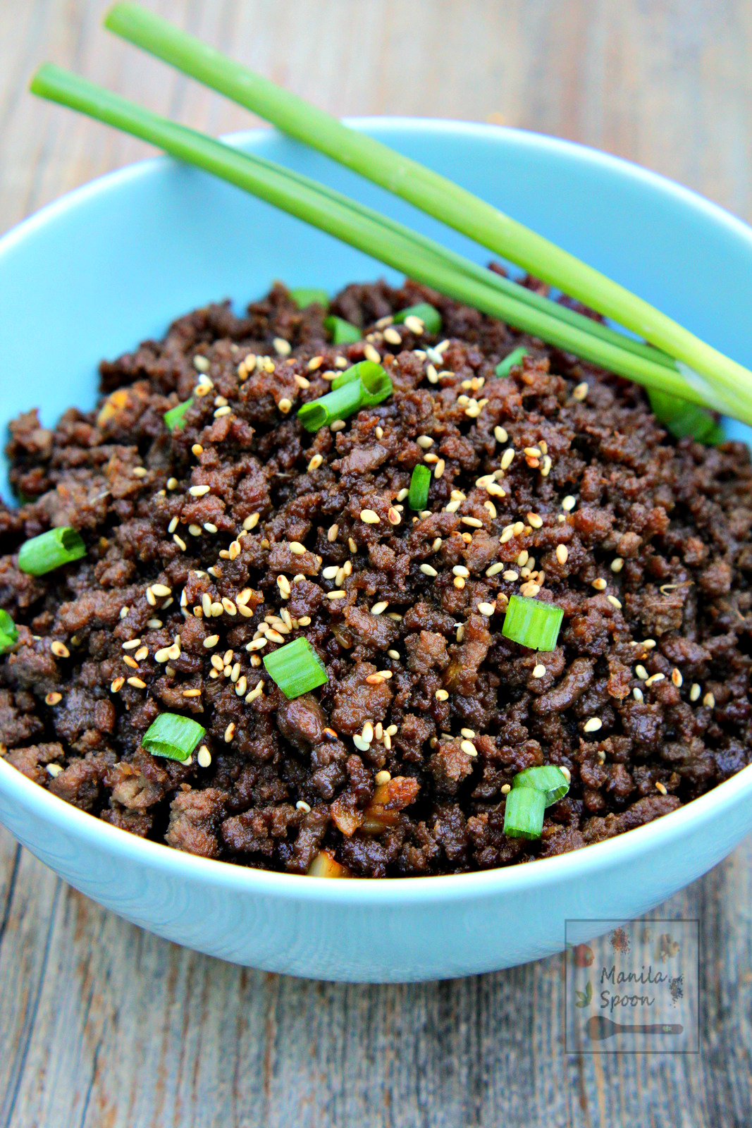 Korean Ground Beef over Rice