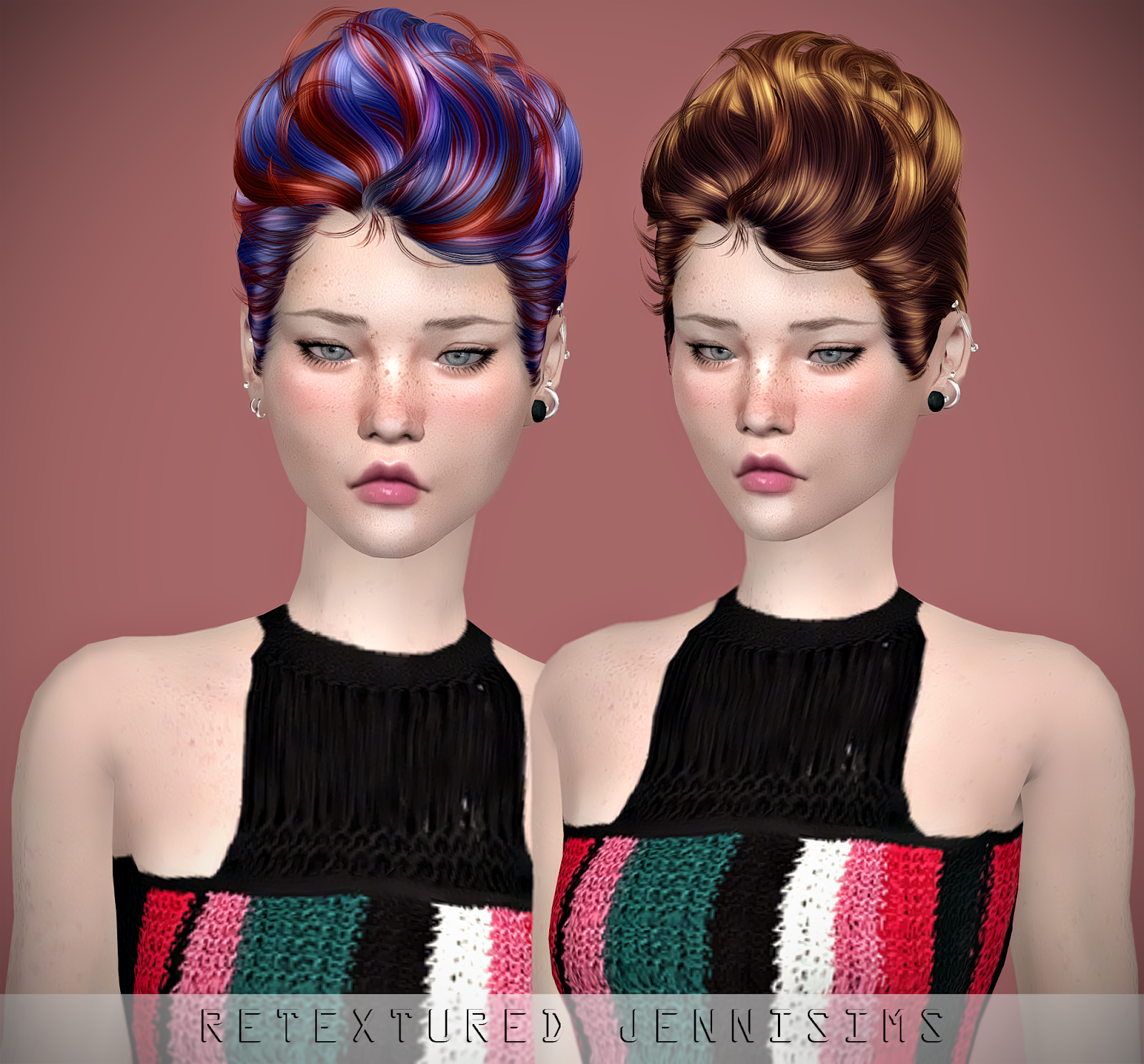 Downloads Sims 4newsea Ultra Lover Hair Retexture Jennisims