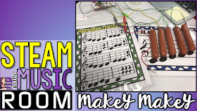 The Makey Makey is a great invention tool!  Help your students use it in the music room with these music class tested ideas.  STEAM learning can be fun!