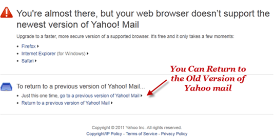Top All In One: How to switch back to your old Yahoo mail classic interface