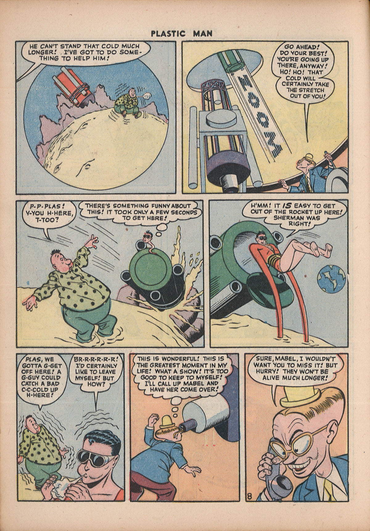 Plastic Man (1943) issue 6 - Page 10
