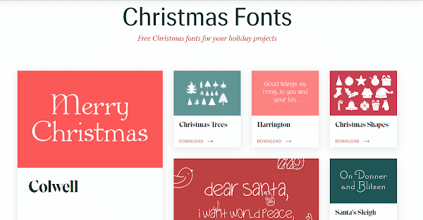 Christmas Fonts 72 款適合聖誕節字體